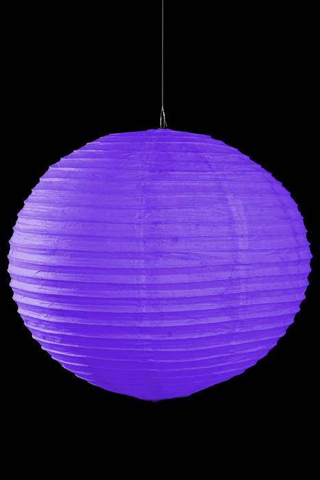 23" Round Paper Lantern Purple