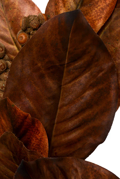 24" Harvest Magnolia Wreath Harvest Mix - Image 3
