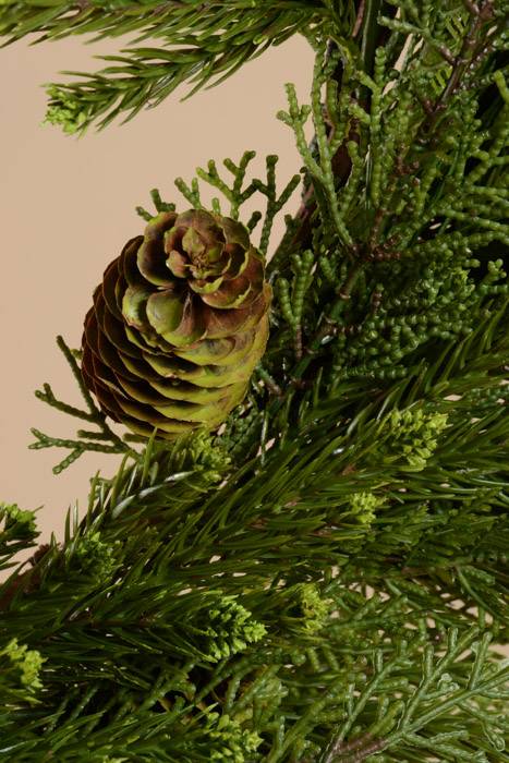 24'' Pine Wreath Green - Image 2