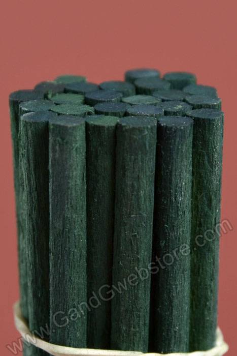 24" Plant Wooden Stakes Green Pkg/25 - Image 2