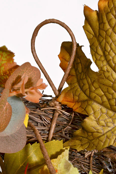 24" Sunflower/Pumpkin/Maple/Berry Wreath Fall Colors - Image 3