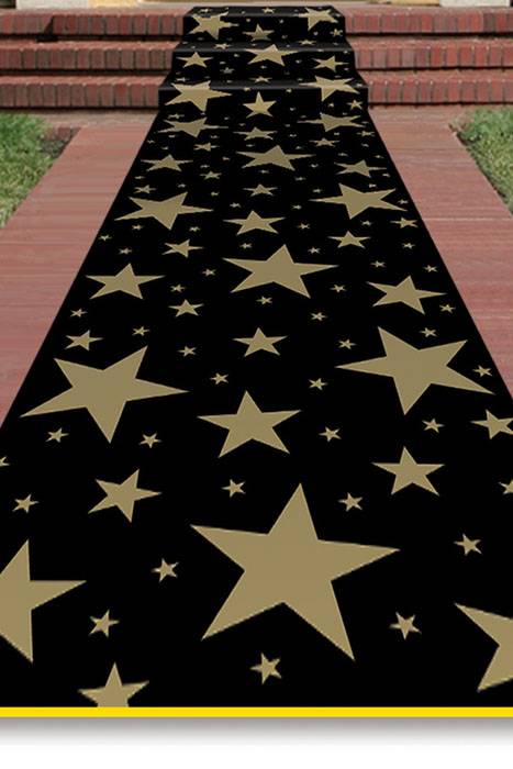 24" X 10ft Star Runner Black/gold