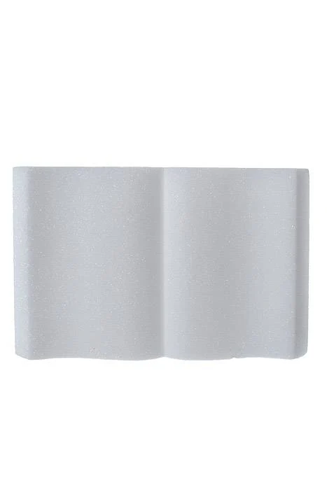 24" X 15.25" X 2" Styrofoam Plain Bible White