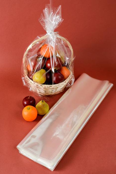 24" X 26" Cellophane Bag Clear Pkg/50
