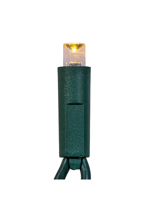 25.2 Ft 50 Light Twinkle With Green Wire Warm White Soft - Image 3