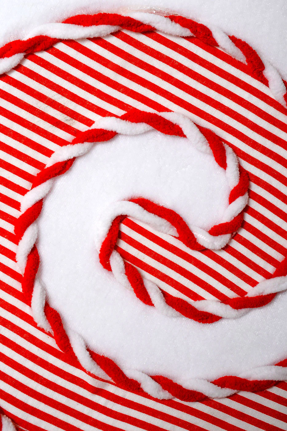 25.5" Foam Candy Red/White - Image 2
