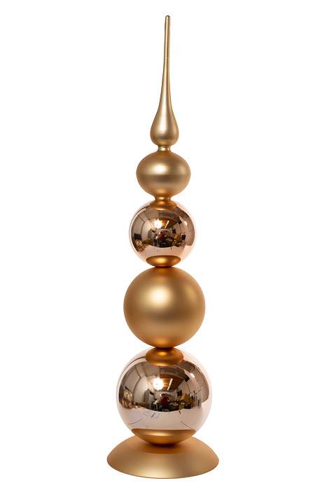 25" Jumbo Shiny/Matte Tower Sand Gold