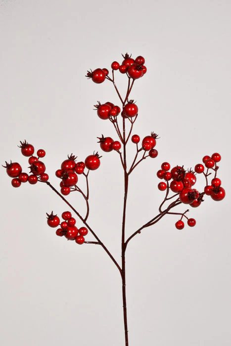 25" Waterproof Mixed Berry Spray Red - Image 2
