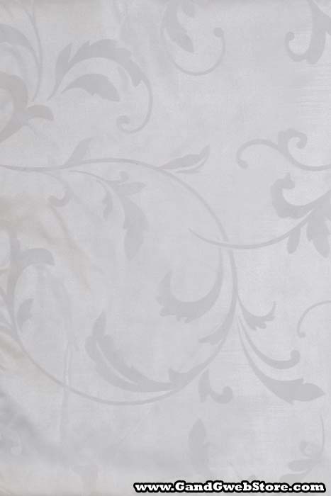 25" X 108" Printed Satin Sheet White - Image 2