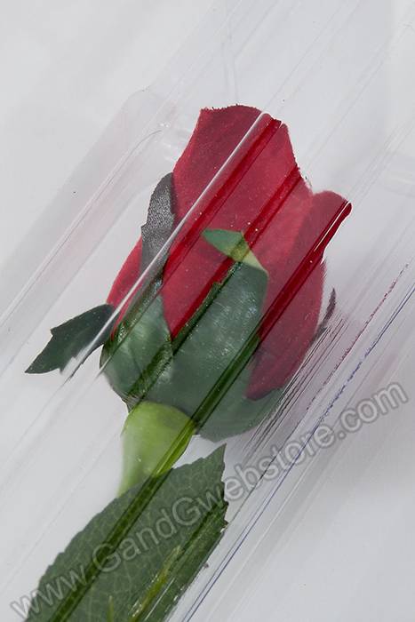 25" X 2.25" X 2.25" Single Rose Plastic Box Clear Pkg/12 - Image 2