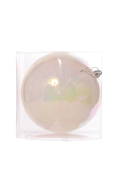 250mm Ball Ornament Candy (Apple/White/Iridescent) - Image 2