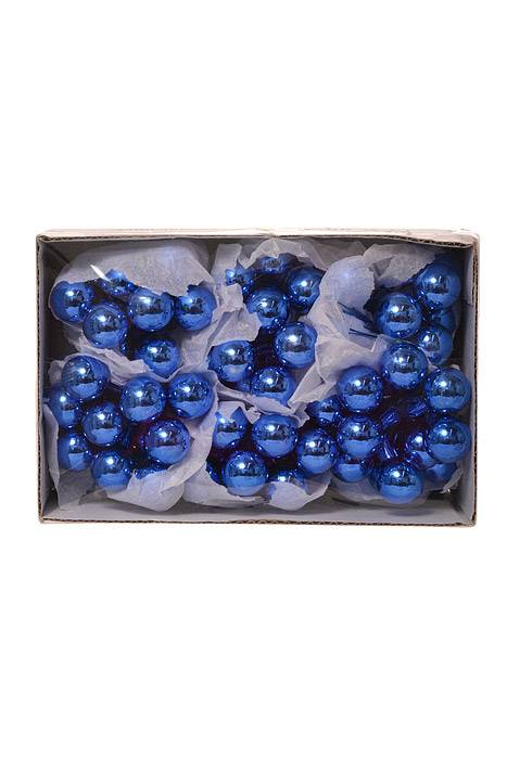 25mm Gloss Glass Ball Ornament Royal Blue Pkg/144 - Image 2