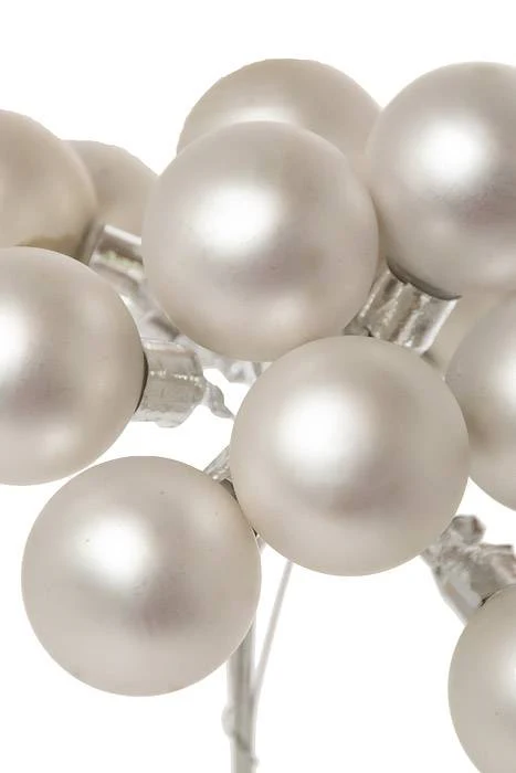25mm Matte Glass Ball Silver Pkg/144 - Image 2