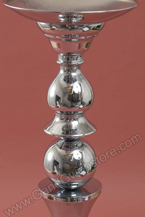 26.5" Aluminum Bouquet Holder Silver - Image 2
