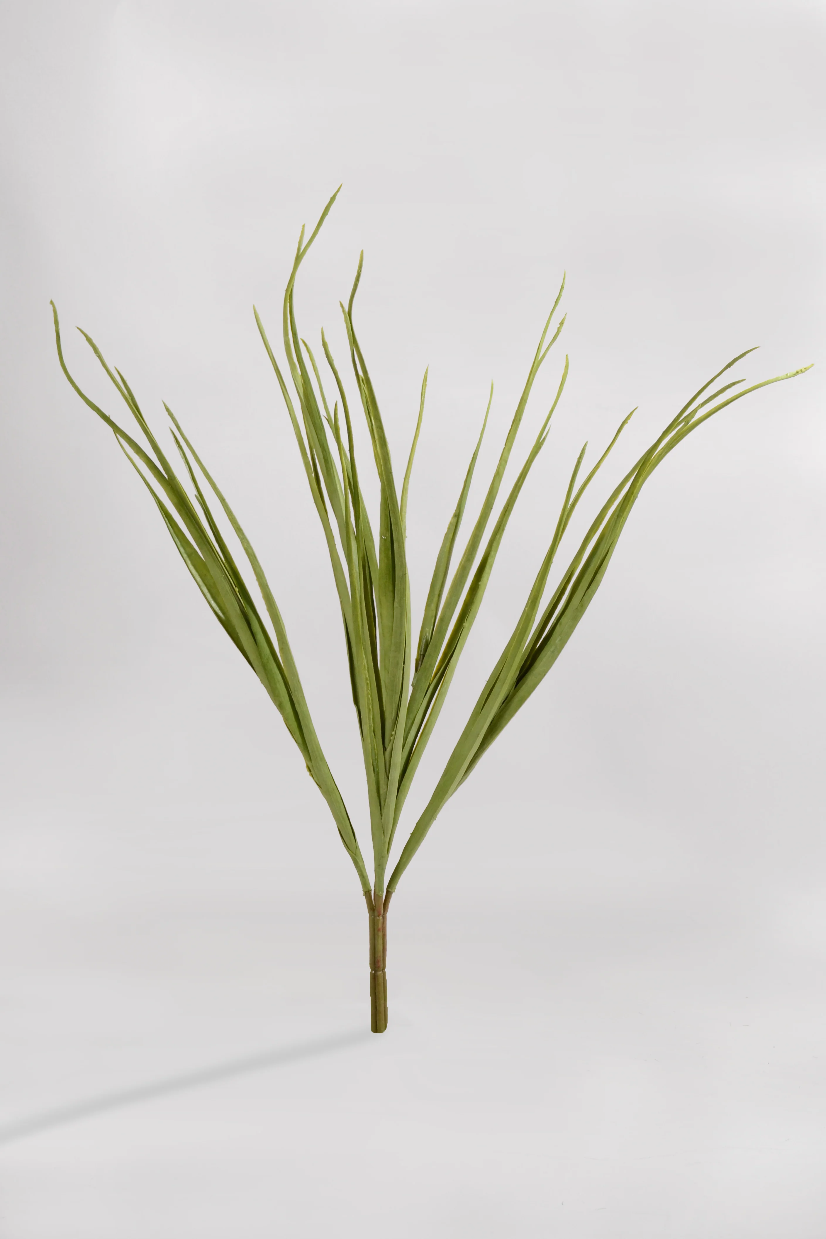 26" Artificial Soft Grass Bush Green
