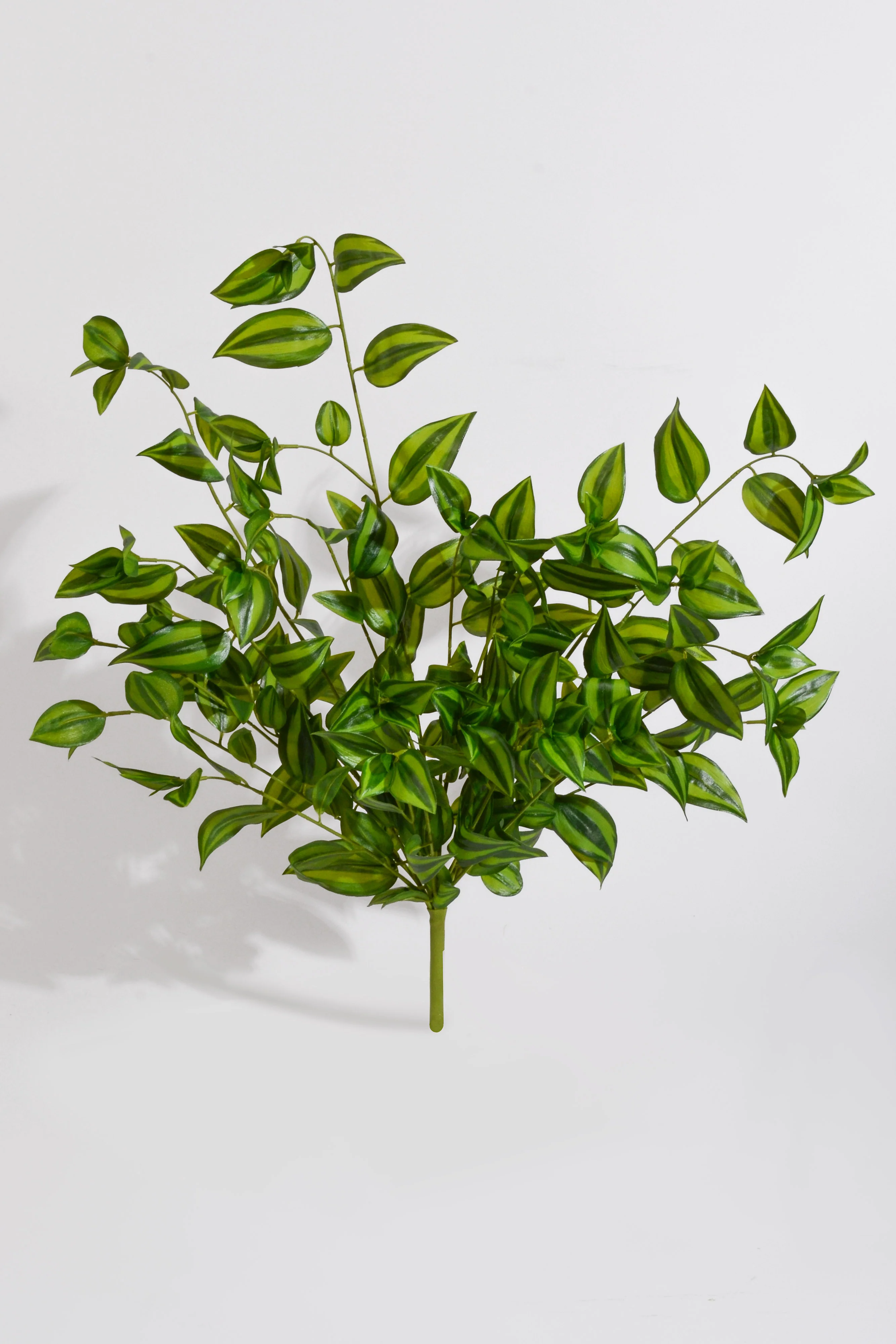 26" Artificial UV Natural Touch Hanging Tradescantia Two Tone Green