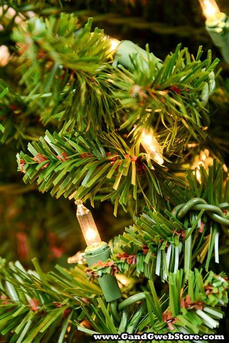 26" Pine Tree W/100 Lights Green - Image 2