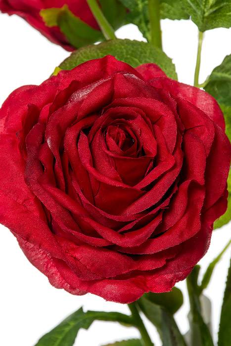 26" Silk Rose Spray Red - Image 2