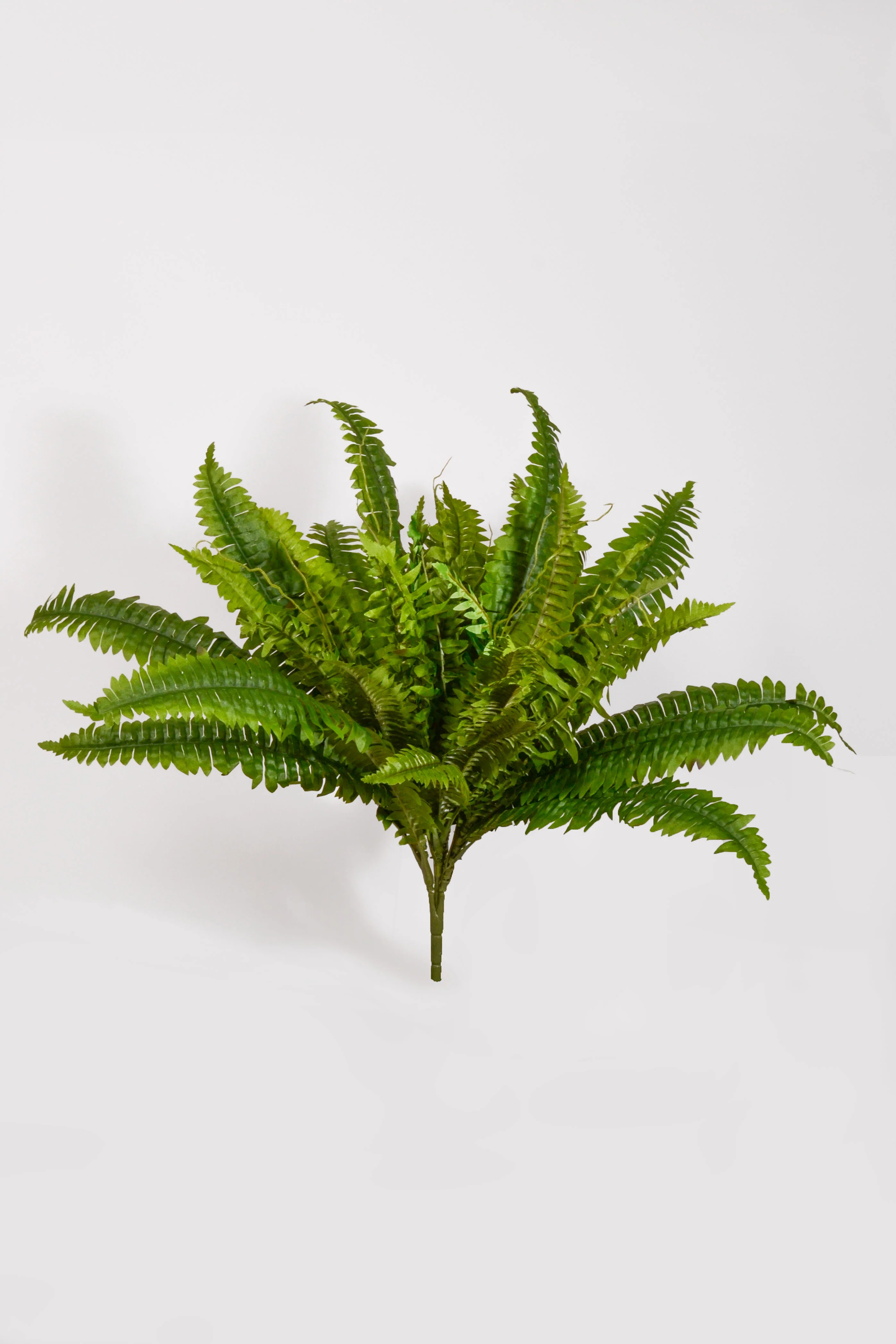 26" Uv Artificial Estate Boston Fern Two Tone Green