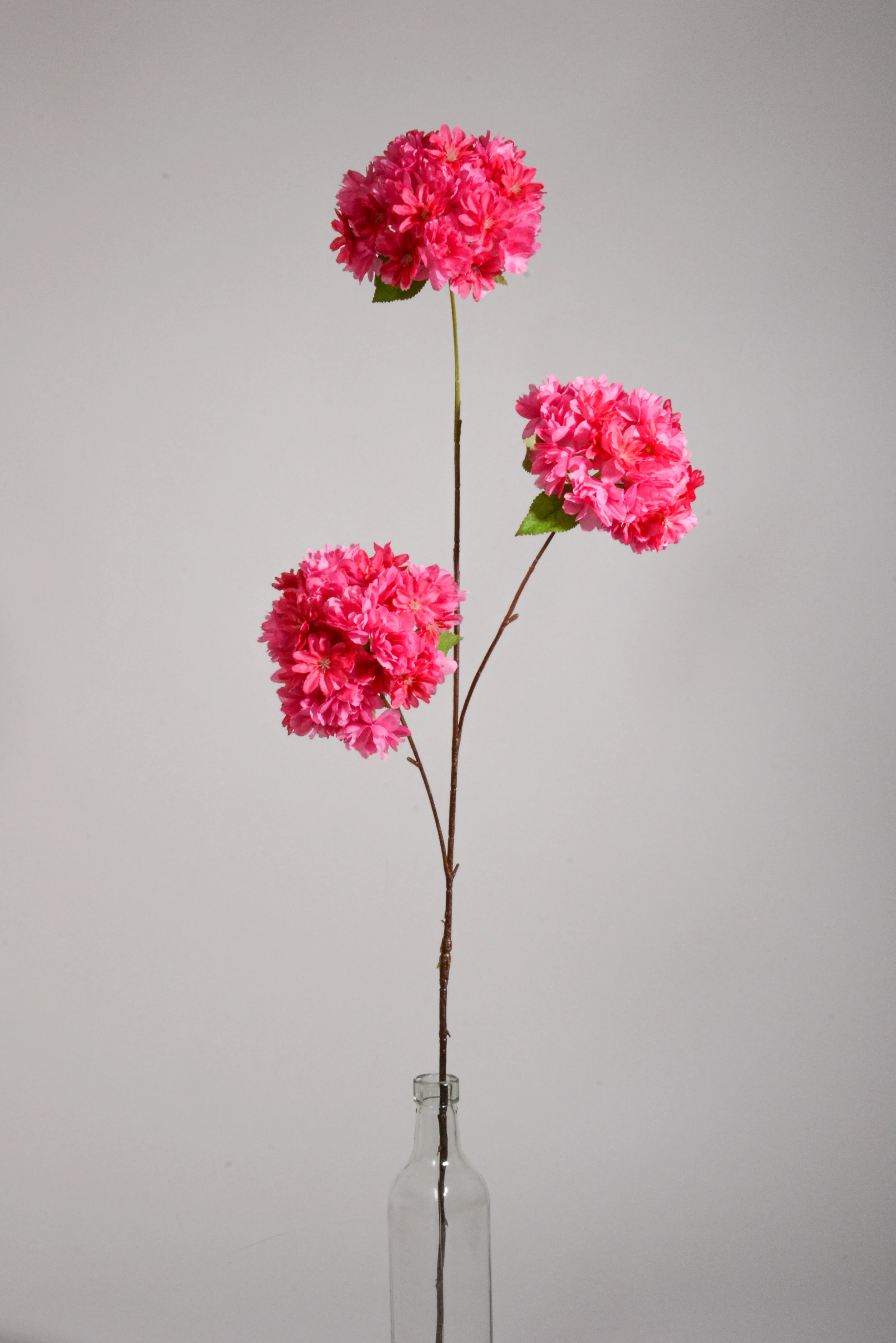 27.5" Silk Cherry Blossom Spray Hot Pink