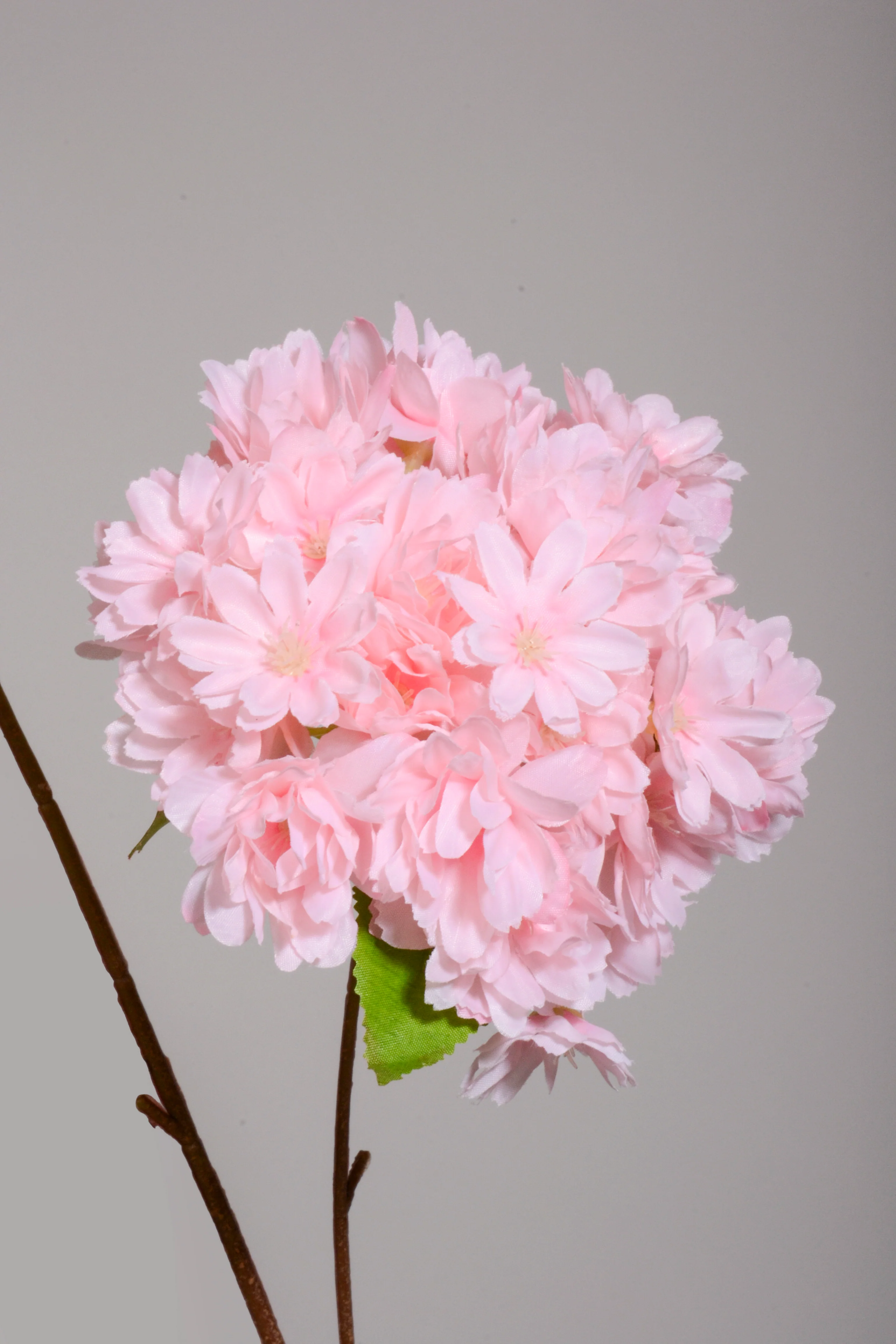 27.5" Silk Cherry Blossom Spray Light Pink - Image 2