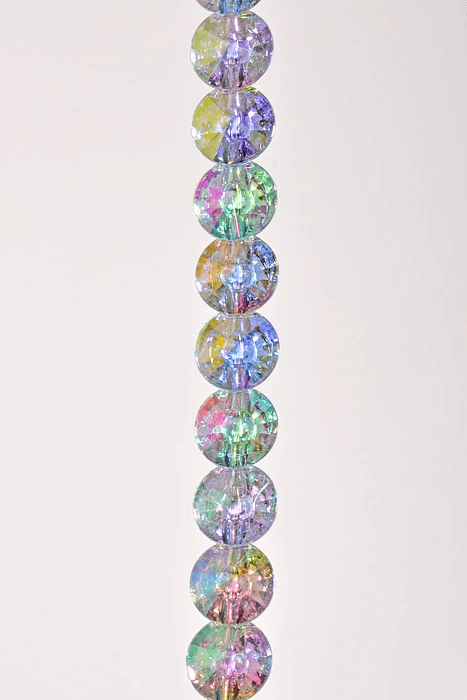 27" Christmas Jewels Spray Iridescent Clear Blue - Image 2
