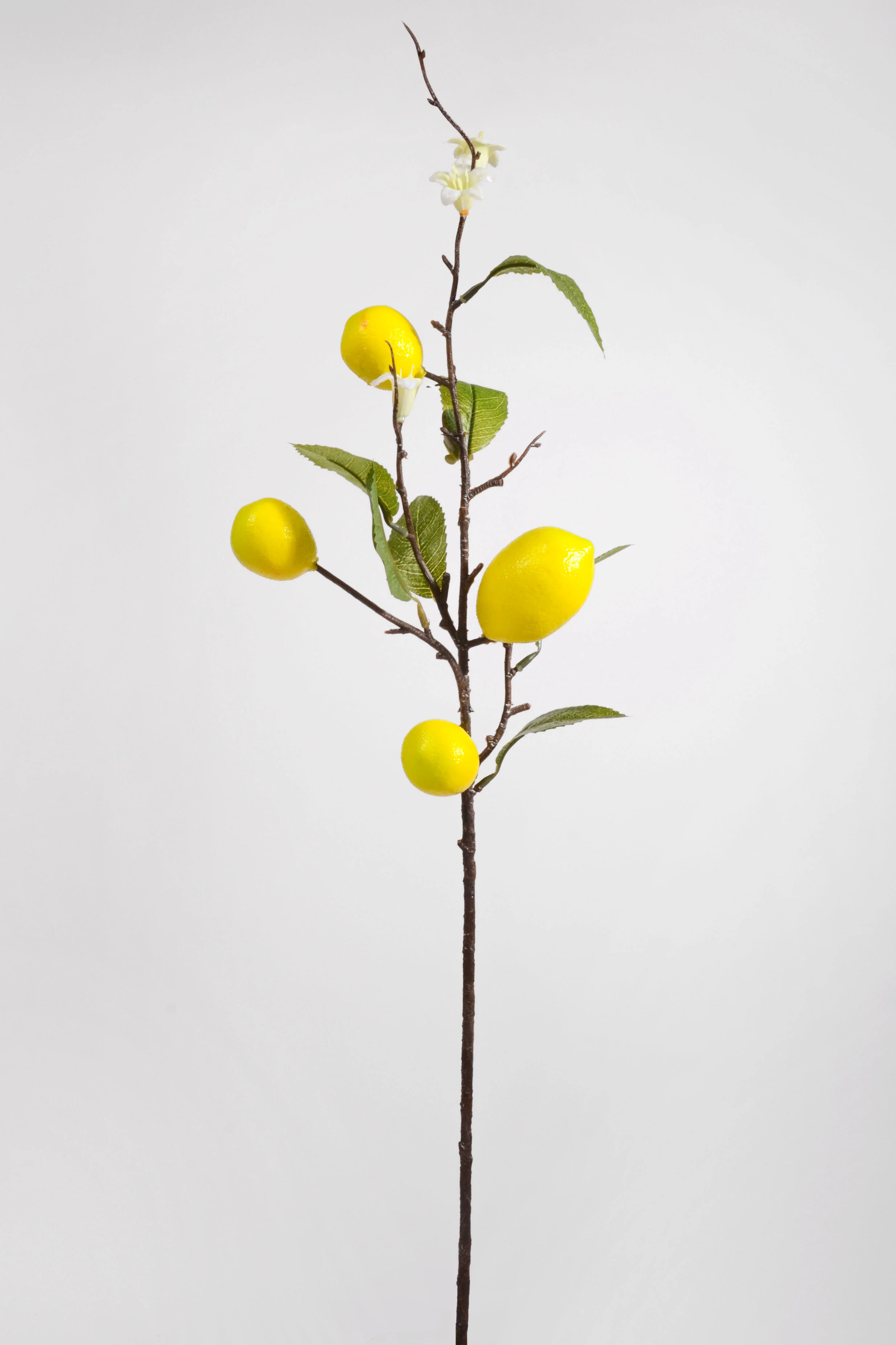 27'' Lemon Spray W/ Leaves Yellow/Green