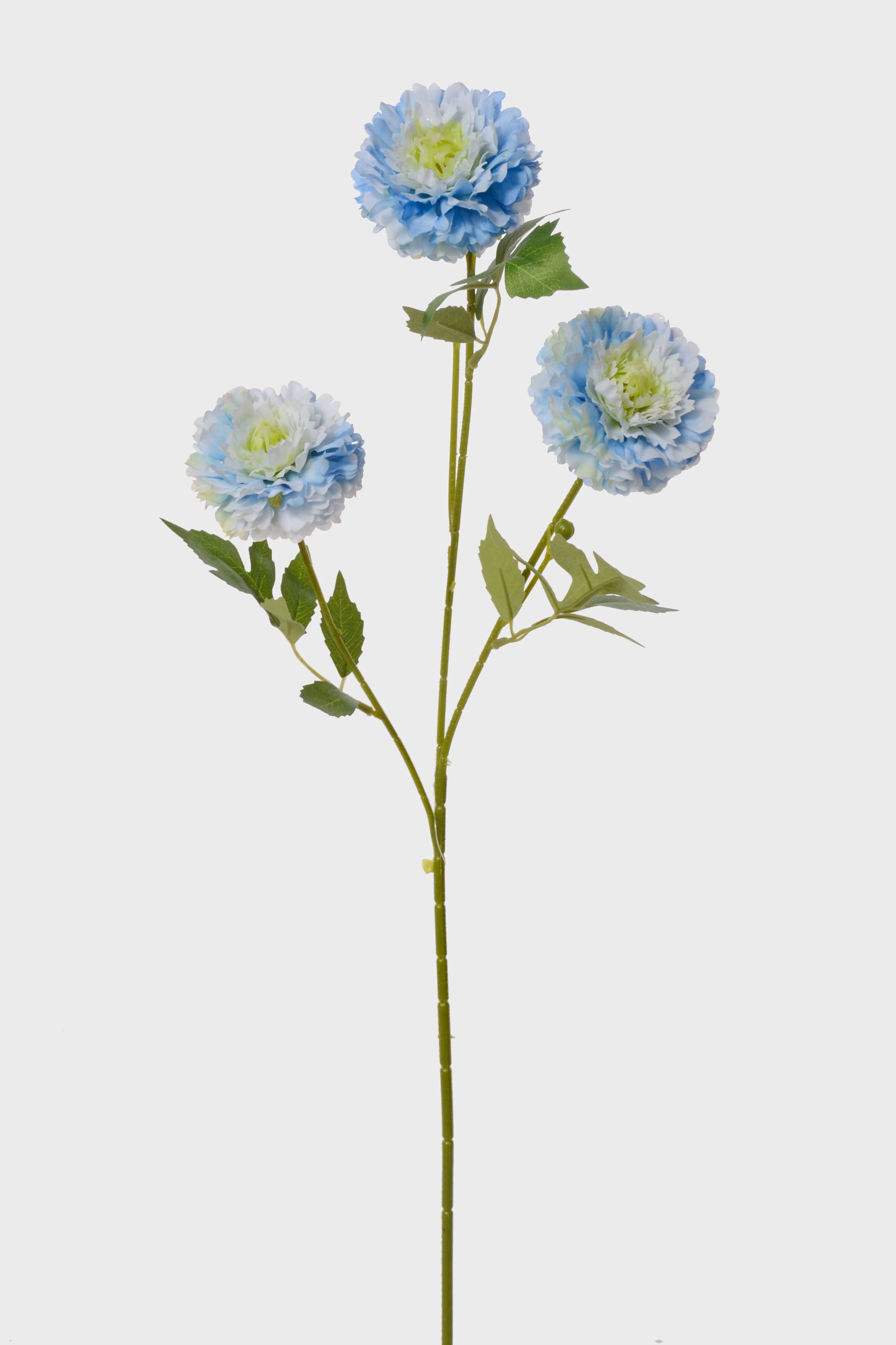 27' Silk Peony Spray Light Blue