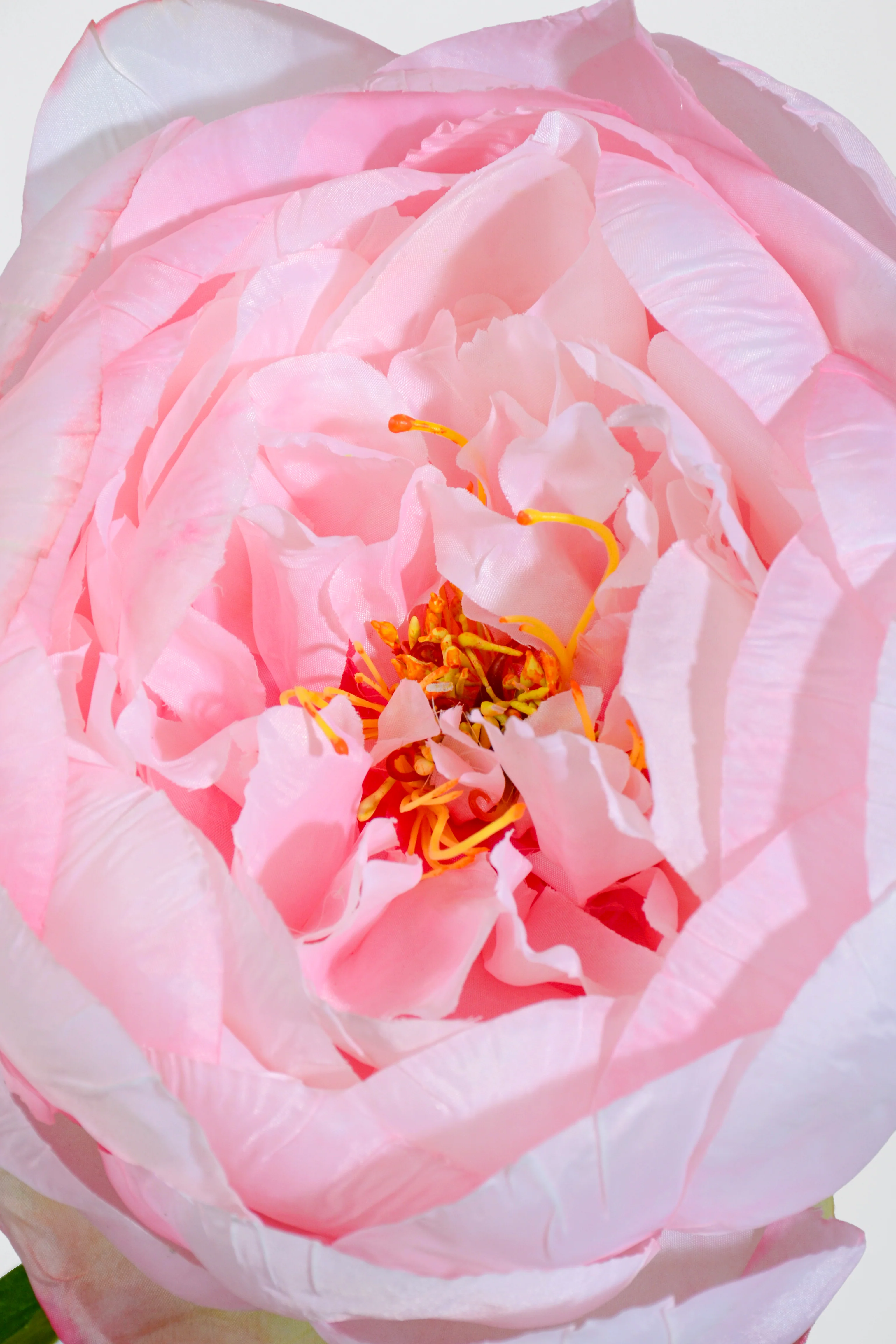27' Silk Peony Spray Pink - Image 2