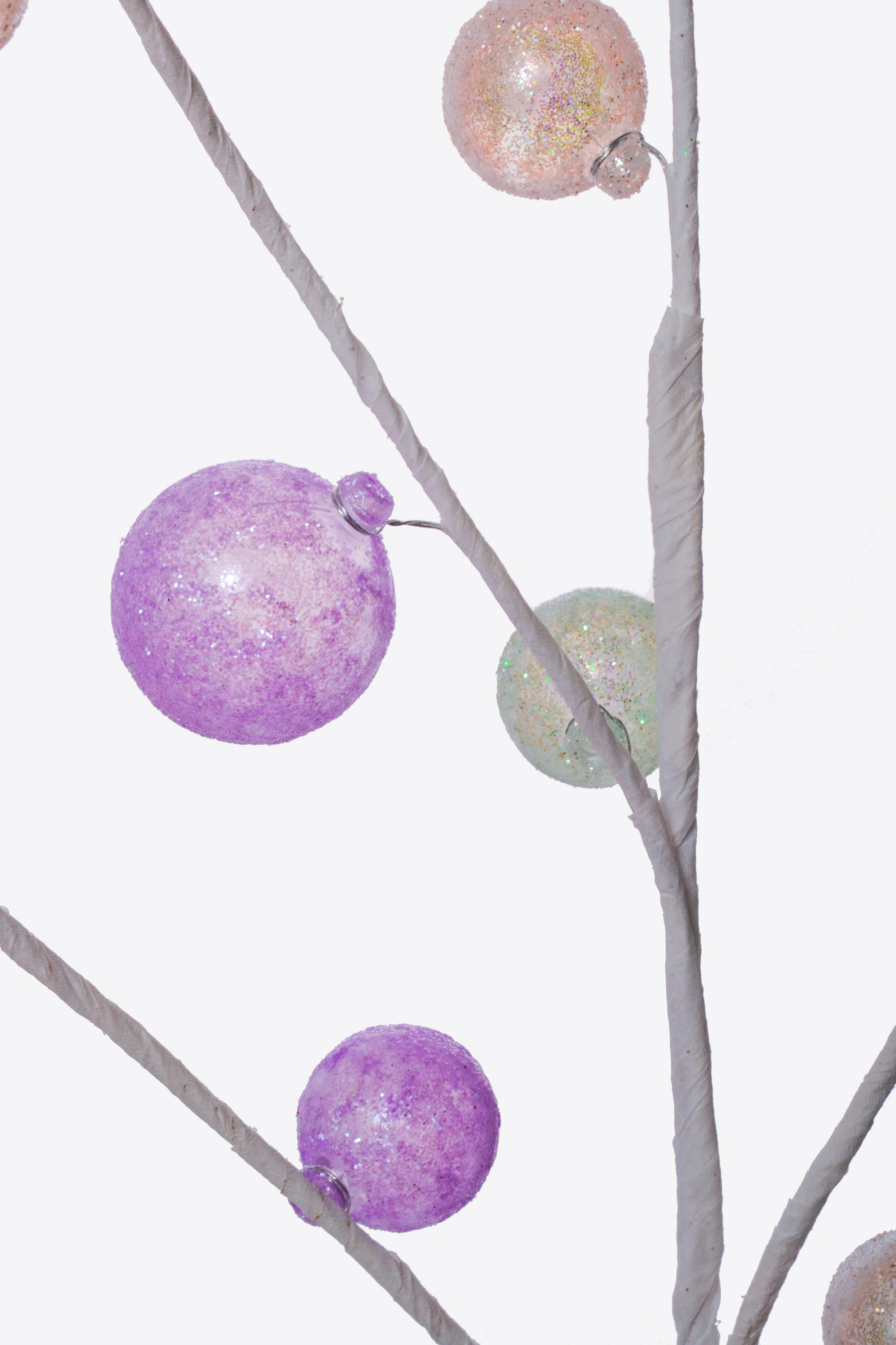 28" Mini Ball Spray Purple/Green - Image 2