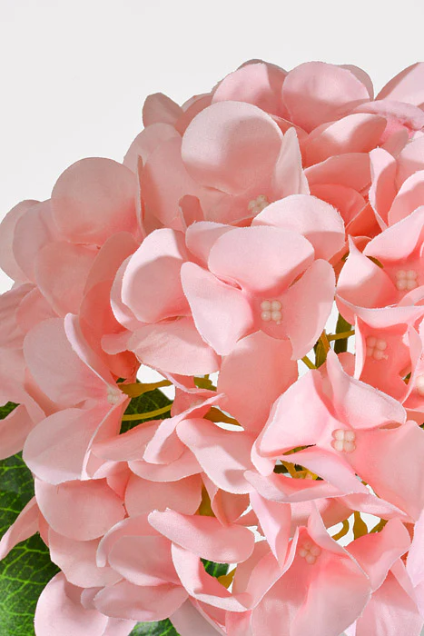 28" Silk Hydrangea Spray Pink - Image 2