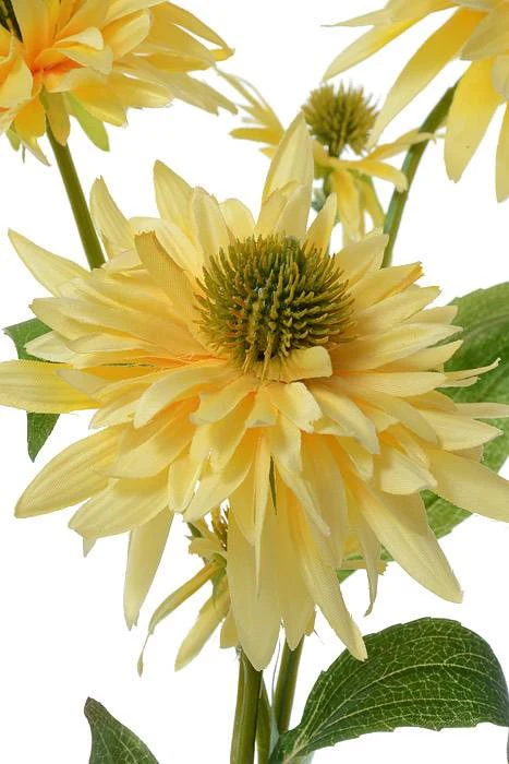 28" Silk Rudbeckia Spray Yellow - Image 2