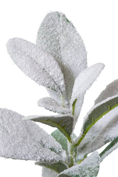28" Snow Lamb's Ear Spray - Image 2