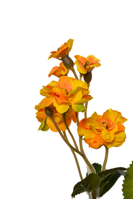 29.5" Silk Wild Rose Spray Yellow - Image 2