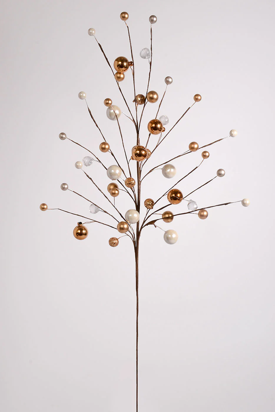 29" Bead/Crystal/Pearl/Ball Spray Gold