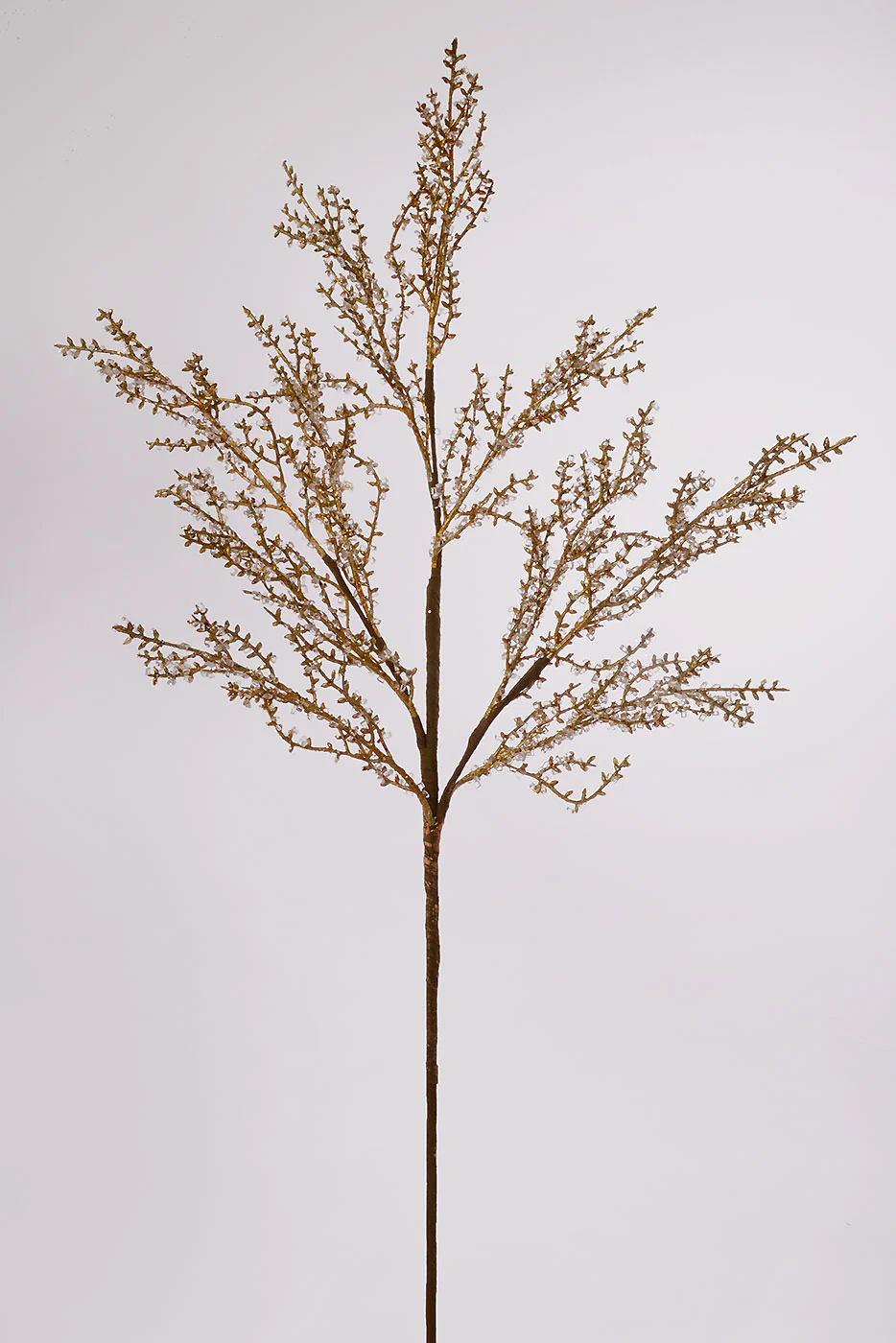 29" Iced Twig Spray Clear/Gold