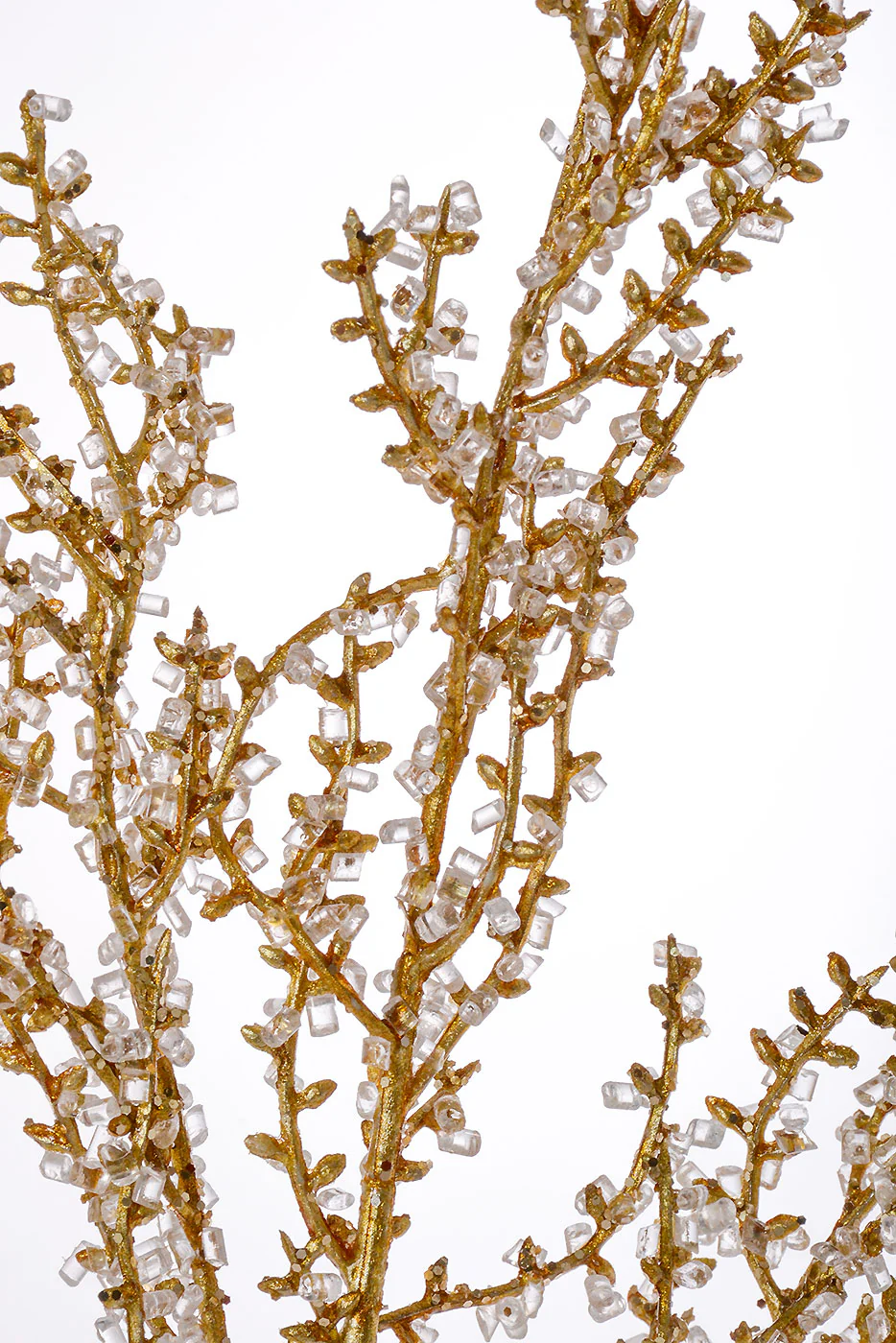 29" Iced Twig Spray Clear/Gold - Image 2