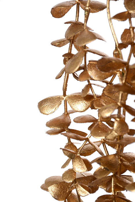 29" Metallic Eucalyptus Hanging Bush Gold - Image 2