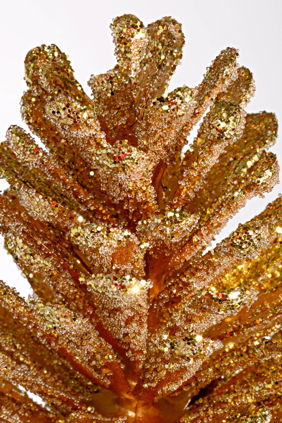 29'' Metallic Sequoia Pinecone Stem Gold - Image 2