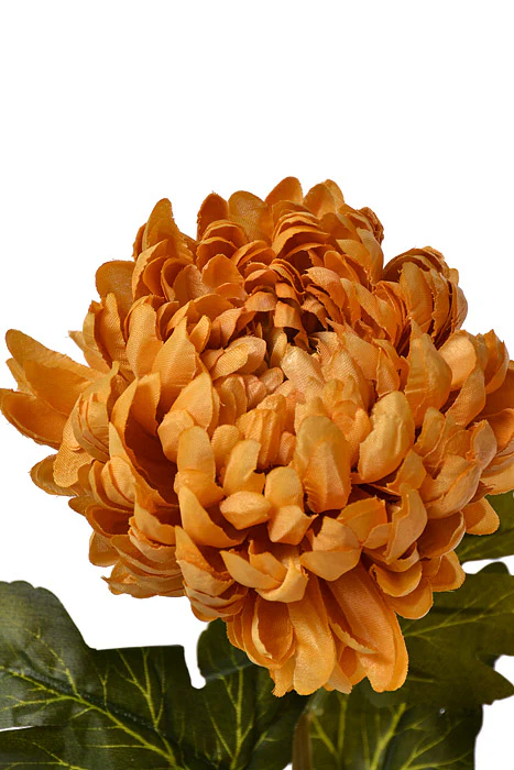 29" Silk Chrysanthemum Spray Golden Yellow - Image 2