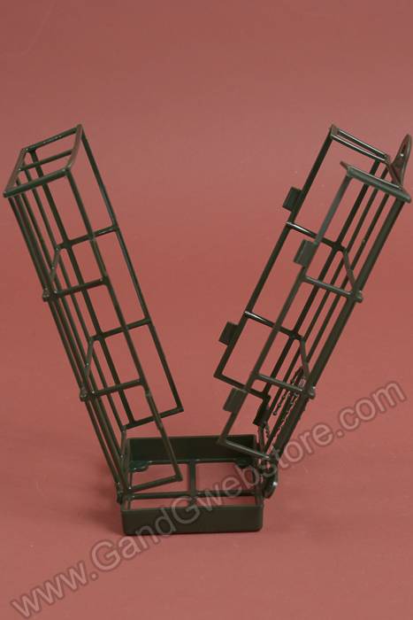 3.25" X 4.5" X 9.25" Foam Mate Plastic Cage Green - Image 2