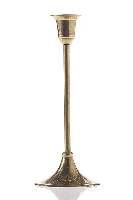 3.25'' X 8.25'' Antique Candlestick Holder (Gold)