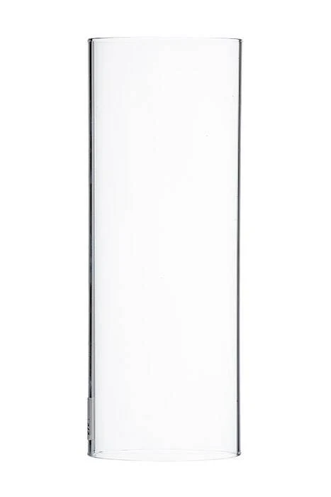 3.5" X 9.75" Glass Chimney Clear (Open Both Ends)