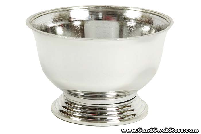 3.5" Plastic Revere Bowl Silver Pkg/12 - Image 2