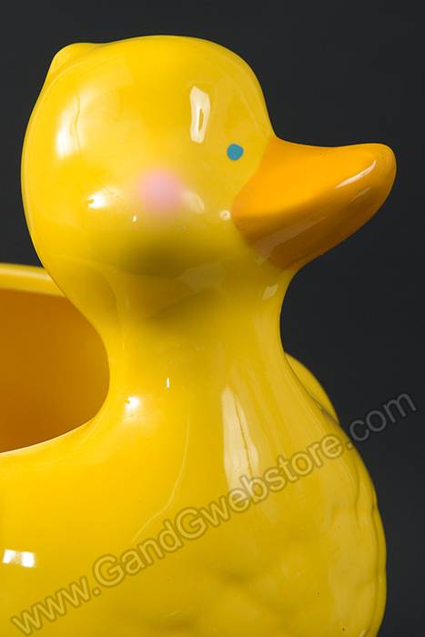 3.5" X 5.5" Duckie Planter Yellow - Image 2