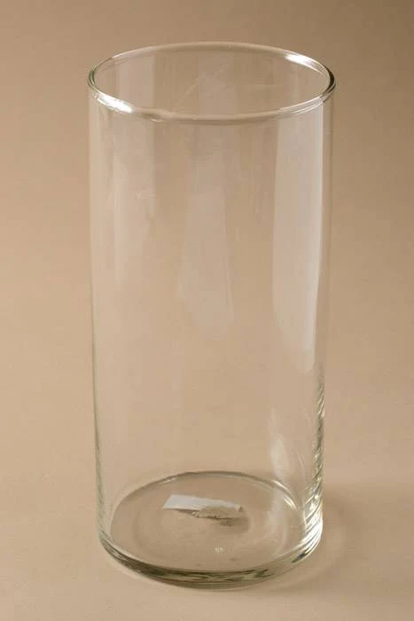 3.50" X 7.5" Cylinder Glass Vase Clear