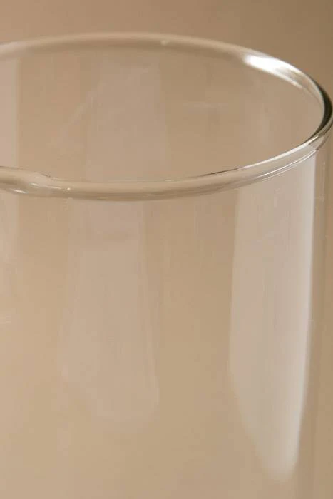 3.50" X 7.5" Cylinder Glass Vase Clear - Image 2