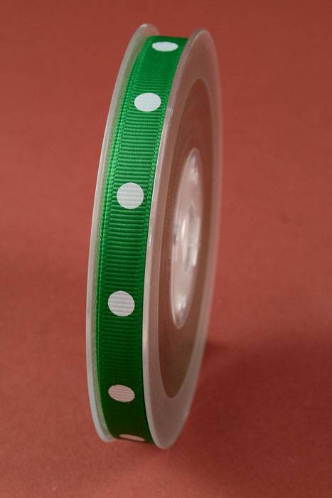 3/8" X 17yds Grosgrain Emerald #580