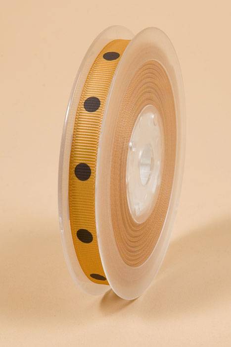 3/8" X 17yds Grosgrain Old Gold #690