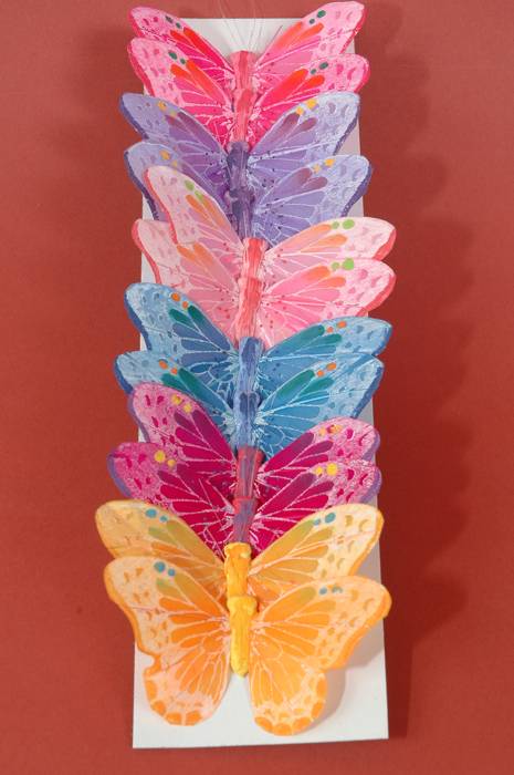 3" Butterfly Assorted Pkg/12 - Image 2